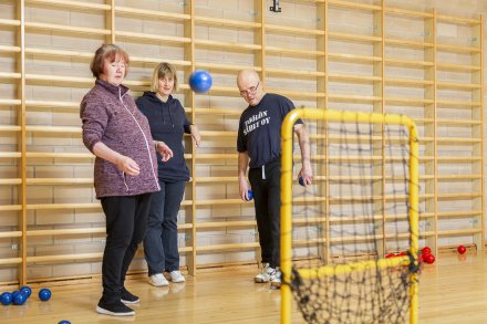 Playing ballgames adapted style